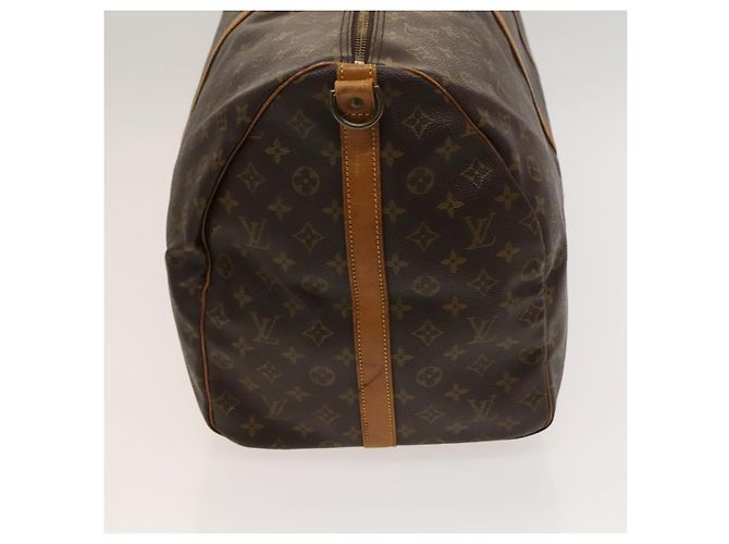 LOUIS VUITTON Monogram Keepall Bandouliere 60 Borsa Boston M41412 LV Auth ti3031 Monogramma - vista 3
