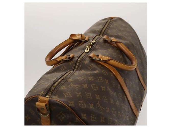 LOUIS VUITTON Monogram Keepall Bandouliere 60 Borsa Boston M41412 LV Auth ti3031 Monogramma - vista 6