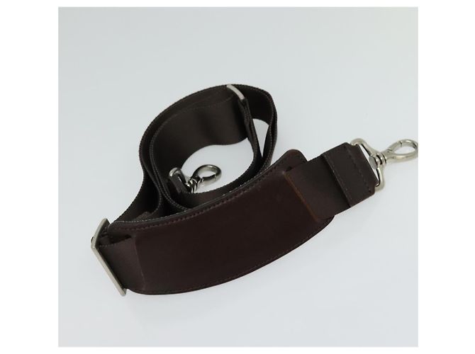 Bolsa de mão BURBERRY em nylon 2 vias marrom prata autêntica bs25146 - vista 20