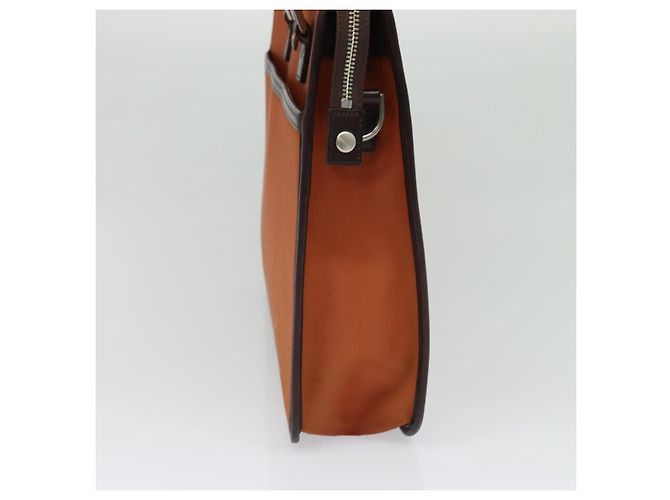 Bolsa de mão BURBERRY em nylon 2 vias marrom prata autêntica bs25146 - vista 4