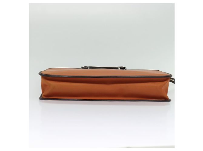 Bolsa de mão BURBERRY em nylon 2 vias marrom prata autêntica bs25146 - vista 5