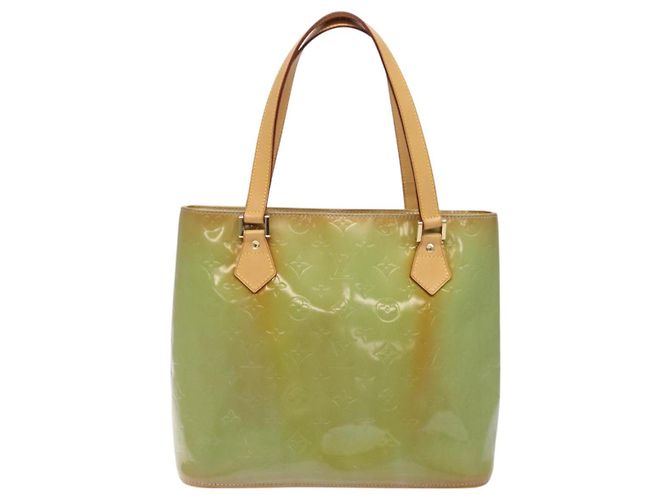 LOUIS VUITTON Monogram Vernis Borsa a Mano Houston Blu Baby M91005 LV Auth ar13496 Blu chiaro - vista 13