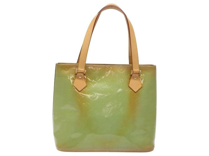 LOUIS VUITTON Monogram Vernis Borsa a Mano Houston Blu Baby M91005 LV Auth ar13496 Blu chiaro - vista 2