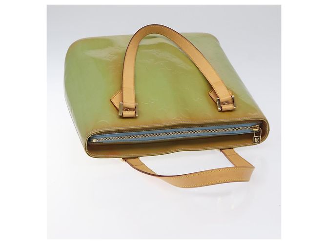 LOUIS VUITTON Monogram Vernis Borsa a Mano Houston Blu Baby M91005 LV Auth ar13496 Blu chiaro - vista 6