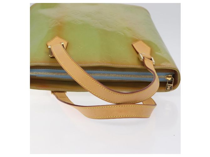 LOUIS VUITTON Monogram Vernis Borsa a Mano Houston Blu Baby M91005 LV Auth ar13496 Blu chiaro - vista 7