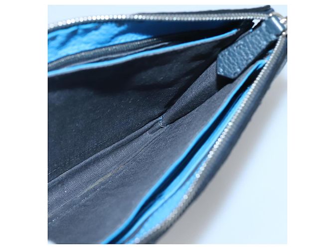 Borsa Clutch Celeria in Pelle Nera FENDI Auth bs25137 Nero - vista 18