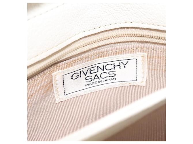 Borsa a spalla GIVENCHY in pelle bianca e oro Auth BA1549 Bianco D'oro - vista 18