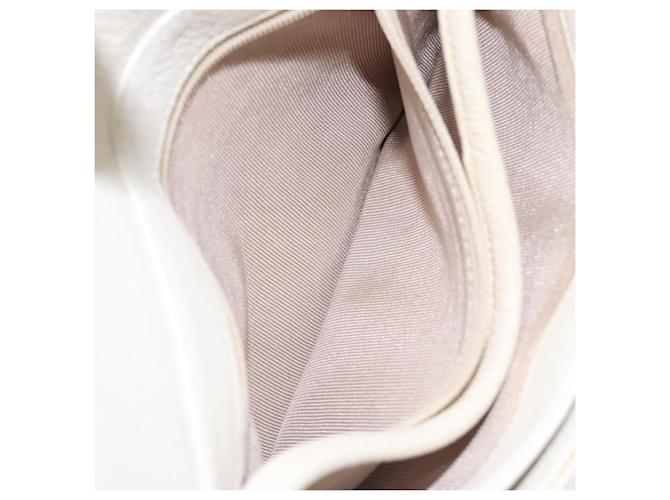Borsa a spalla GIVENCHY in pelle bianca e oro Auth BA1549 Bianco D'oro - vista 21