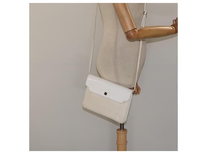 Borsa a spalla GIVENCHY in pelle bianca e oro Auth BA1549 Bianco D'oro - vista 24