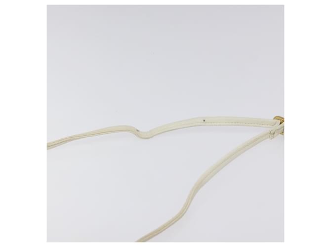 Borsa a spalla GIVENCHY in pelle bianca e oro Auth BA1549 Bianco D'oro - vista 8