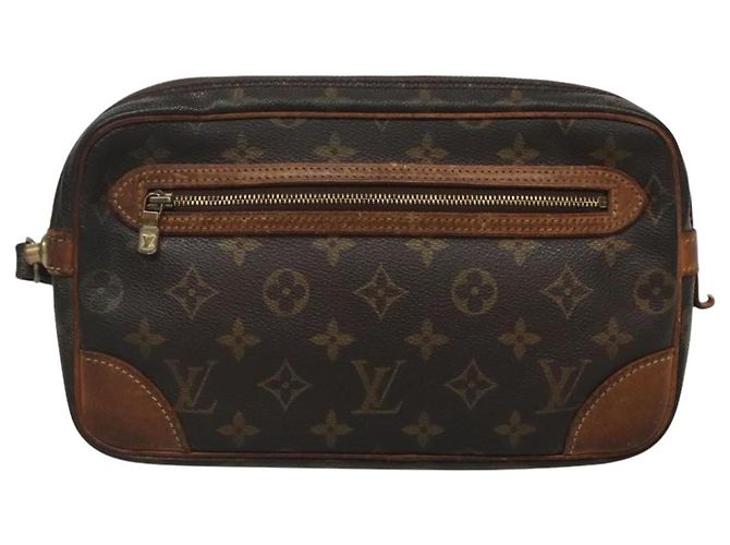 LOUIS VUITTON Monogram Marly Dragonne GM Borsa Clutch M51825 LV Auth 122515 Monogramma - vista 13