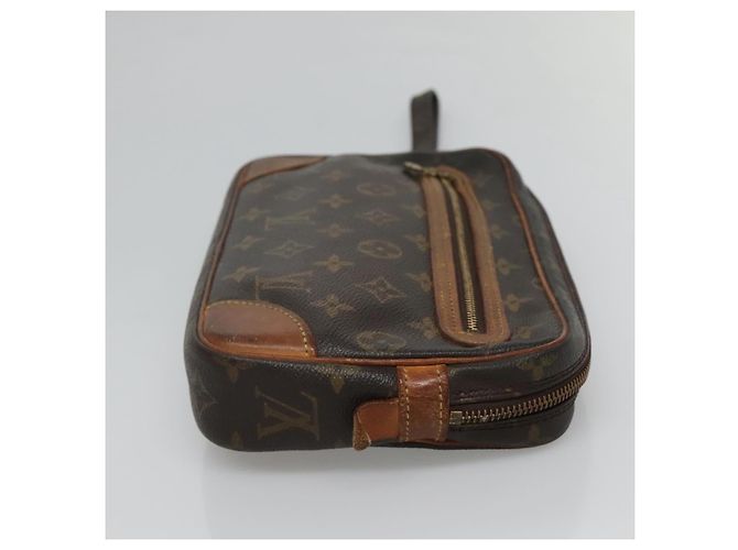 LOUIS VUITTON Monogram Marly Dragonne GM Borsa Clutch M51825 LV Auth 122515 Monogramma - vista 4