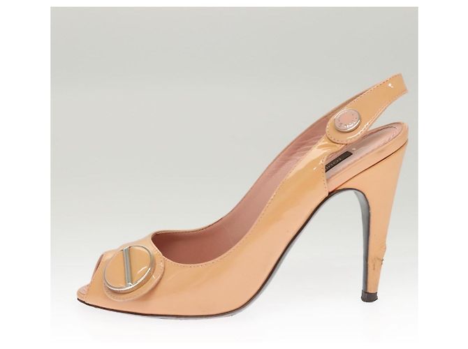 LOUIS VUITTON Pumps Emaille 34 Beige LV Auth bs24821 - Ansicht 21
