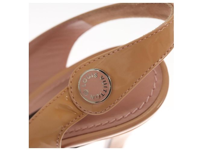 LOUIS VUITTON Pumps Emaille 34 Beige LV Auth bs24821 - Ansicht 26