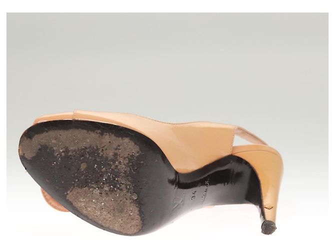 LOUIS VUITTON Pumps Emaille 34 Beige LV Auth bs24821 - Ansicht 7