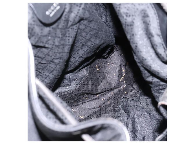 Zaino GUCCI in nylon nero Auth 117288 - vista 11
