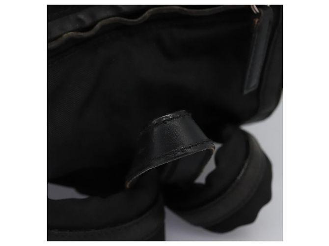 Zaino GUCCI in nylon nero Auth 117288 - vista 14