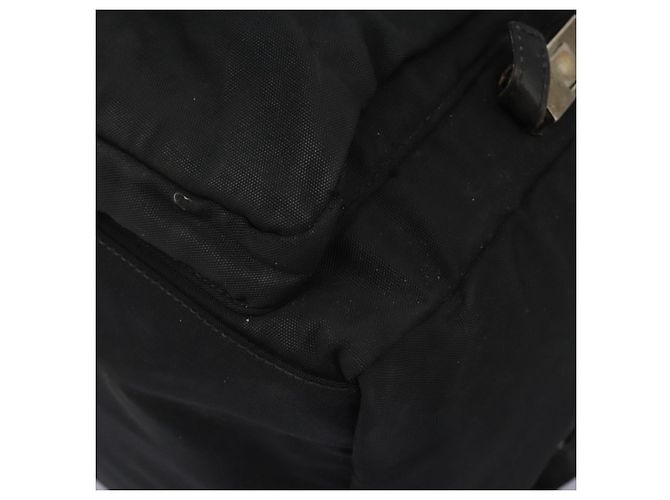Zaino GUCCI in nylon nero Auth 117288 - vista 19