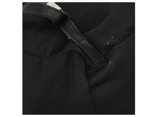Zaino GUCCI in nylon nero Auth 117288 - vista 20