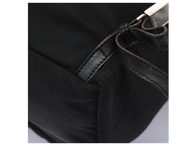 Zaino GUCCI in nylon nero Auth 117288 - vista 21