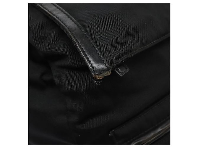 Zaino GUCCI in nylon nero Auth 117288 - vista 23