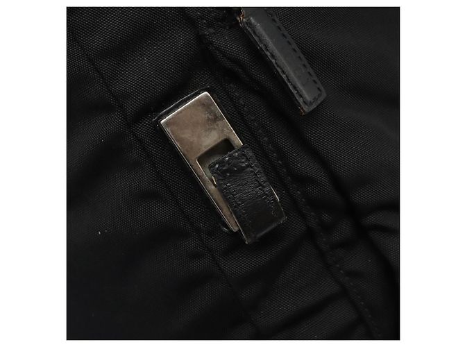 Zaino GUCCI in nylon nero Auth 117288 - vista 24