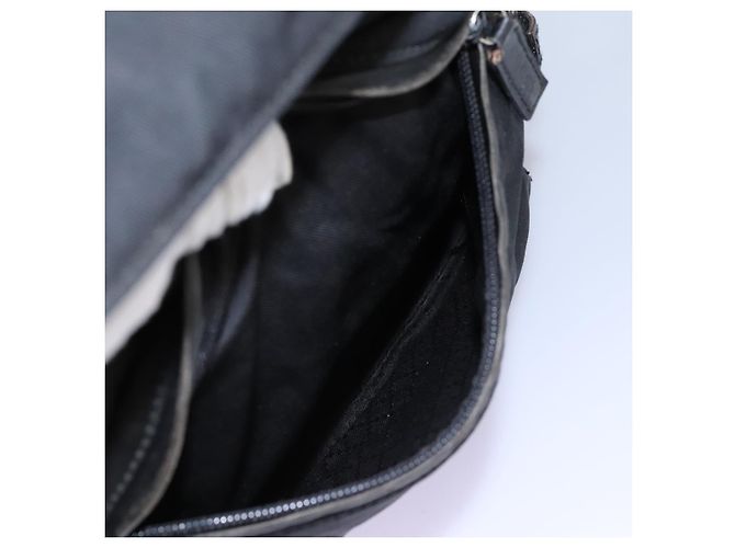 Zaino GUCCI in nylon nero Auth 117288 - vista 26