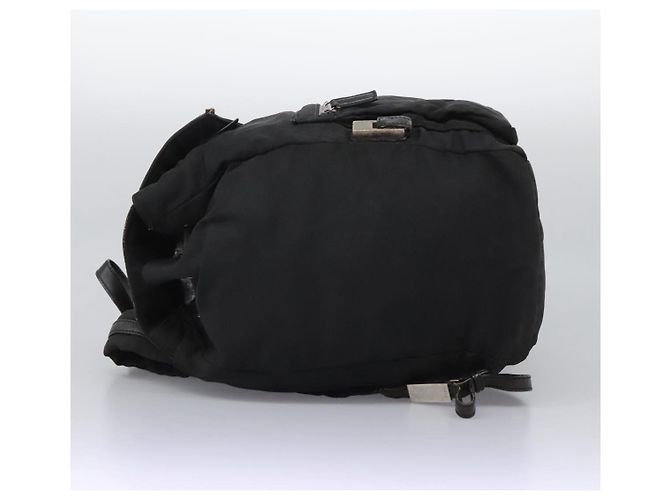 Zaino GUCCI in nylon nero Auth 117288 - vista 3