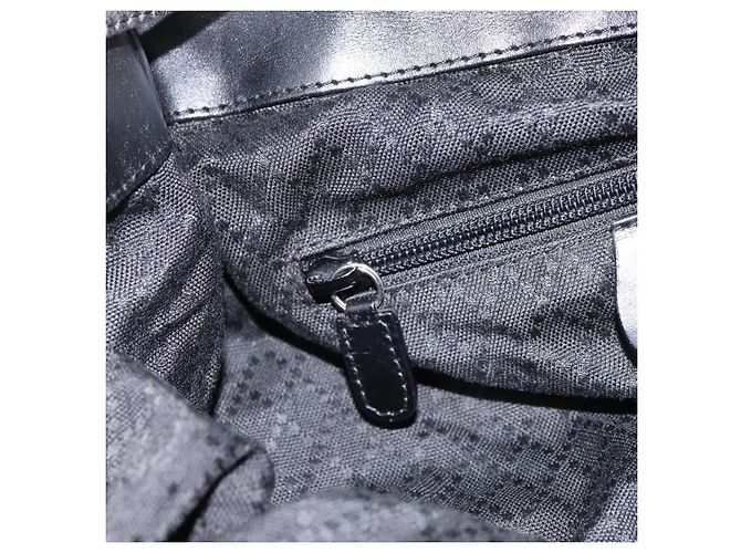 Zaino GUCCI in nylon nero Auth 117288 - vista 33