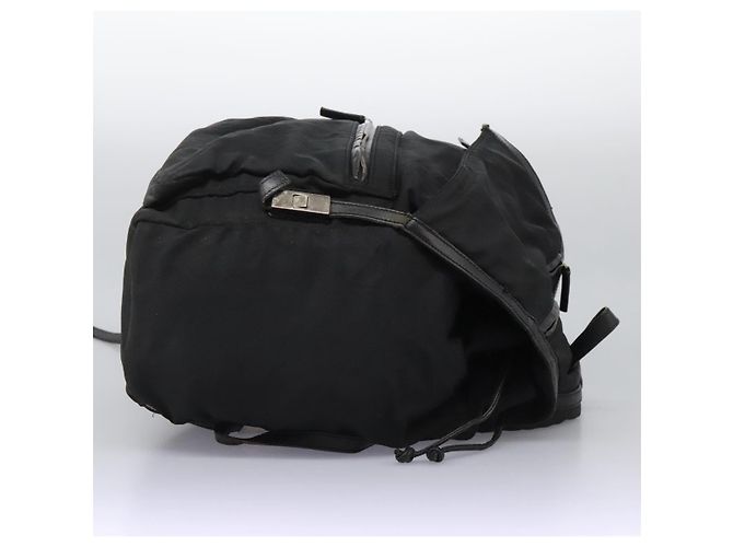 Zaino GUCCI in nylon nero Auth 117288 - vista 4