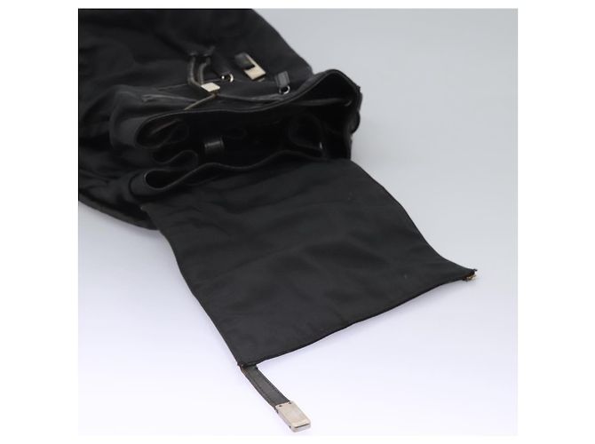 Zaino GUCCI in nylon nero Auth 117288 - vista 9