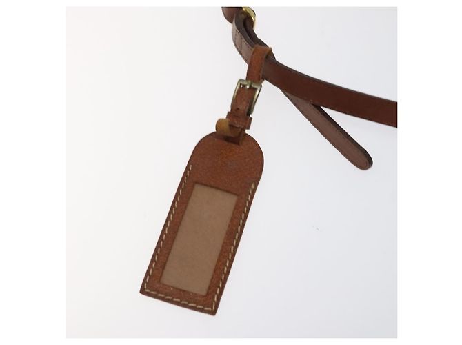 Autre Marque Borsa a Spalla Burberrys in Pelle Marrone Oro Auth BA1620 D'oro - vista 10