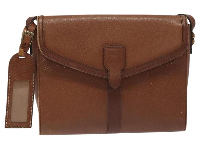 Autre Marque Borsa a Spalla Burberrys in Pelle Marrone Oro Auth BA1620 D'oro - vista 13