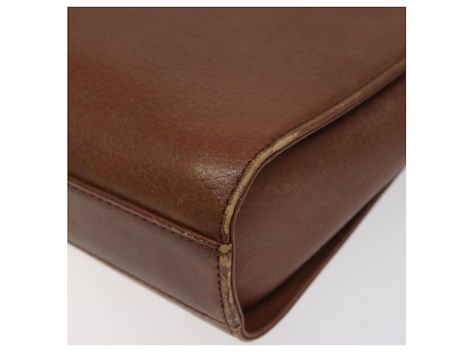 Autre Marque Borsa a Spalla Burberrys in Pelle Marrone Oro Auth BA1620 D'oro - vista 15
