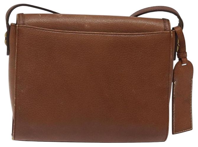 Autre Marque Borsa a Spalla Burberrys in Pelle Marrone Oro Auth BA1620 D'oro - vista 2