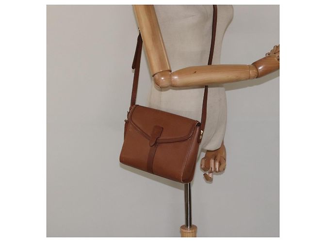 Autre Marque Borsa a Spalla Burberrys in Pelle Marrone Oro Auth BA1620 D'oro - vista 22
