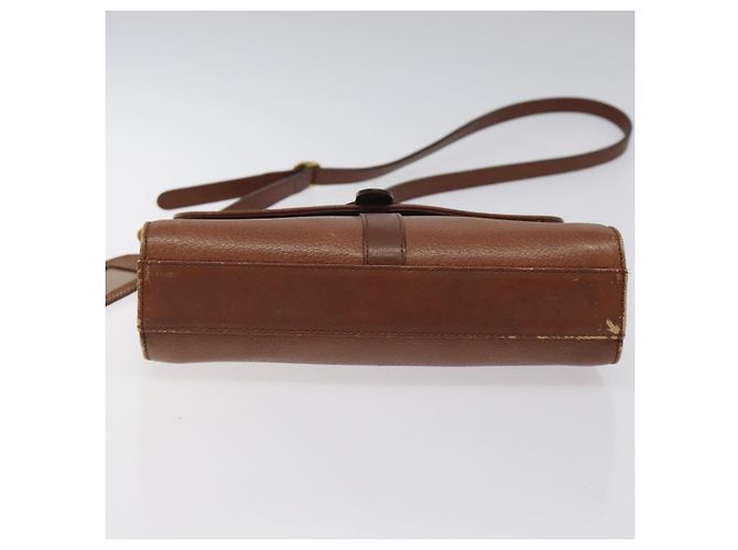 Autre Marque Borsa a Spalla Burberrys in Pelle Marrone Oro Auth BA1620 D'oro - vista 5
