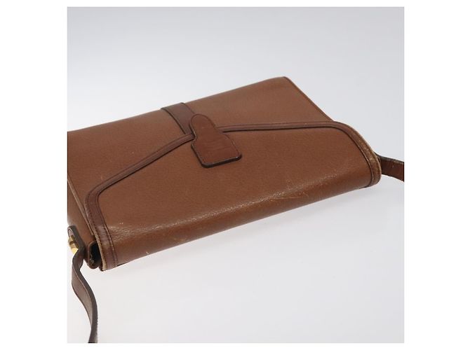 Autre Marque Borsa a Spalla Burberrys in Pelle Marrone Oro Auth BA1620 D'oro - vista 6