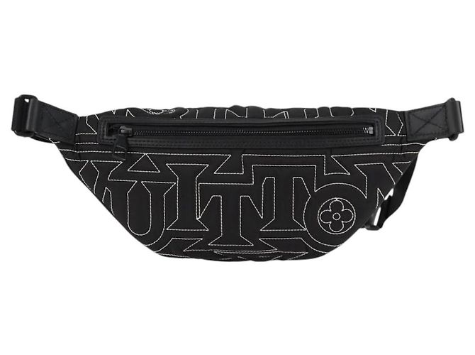 LOUIS VUITTON LV Bauchtasche Snow Discovery PM Tasche Nylon Schwarz M21427 Auth 116570SM - Ansicht 2