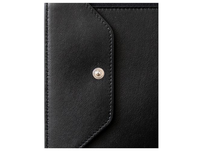 Bally Reisepouch aus schwarzem Leder - Ansicht 11