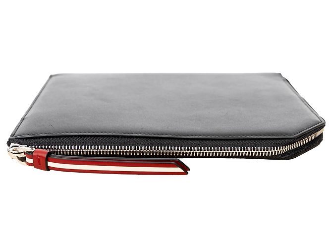 Bally Reisepouch aus schwarzem Leder - Ansicht 3