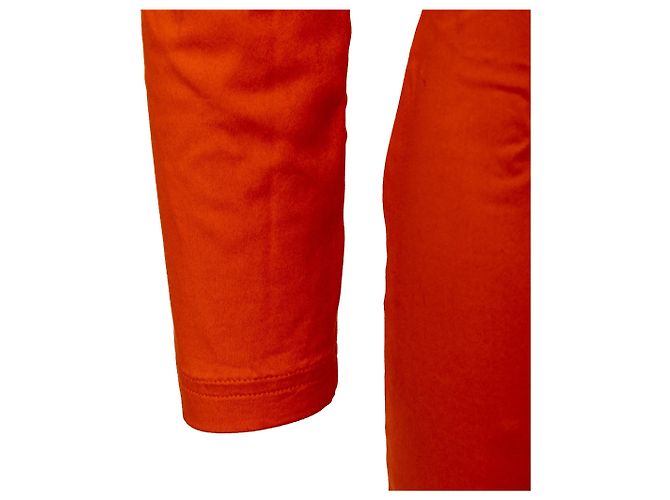 Gianni Versace Versus Mini Kleid mit Reißverschluss Orange - Ansicht 10
