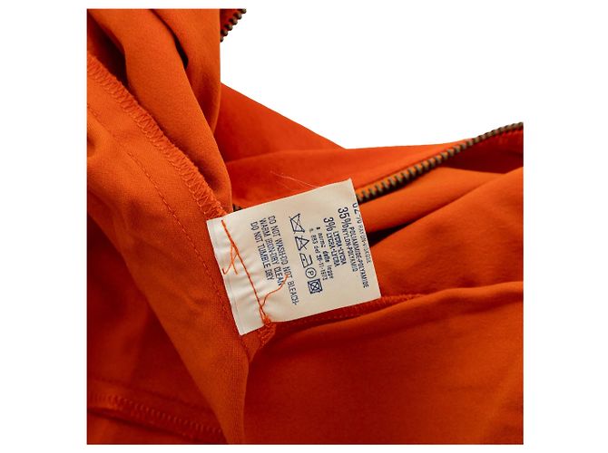 Gianni Versace Versus Mini Kleid mit Reißverschluss Orange - Ansicht 14