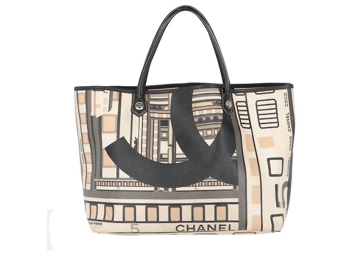 Borsa a spalla in pelle stampata Chanel - anni 2000 Multicolore - vista 4