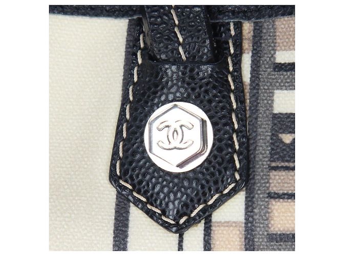 Borsa a spalla in pelle stampata Chanel - anni 2000 Multicolore - vista 7