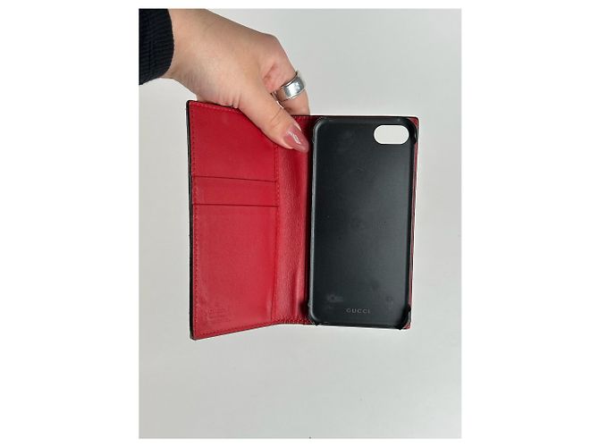 Ophidia Custodia per iPhone vintage Gucci Grigio - vista 7