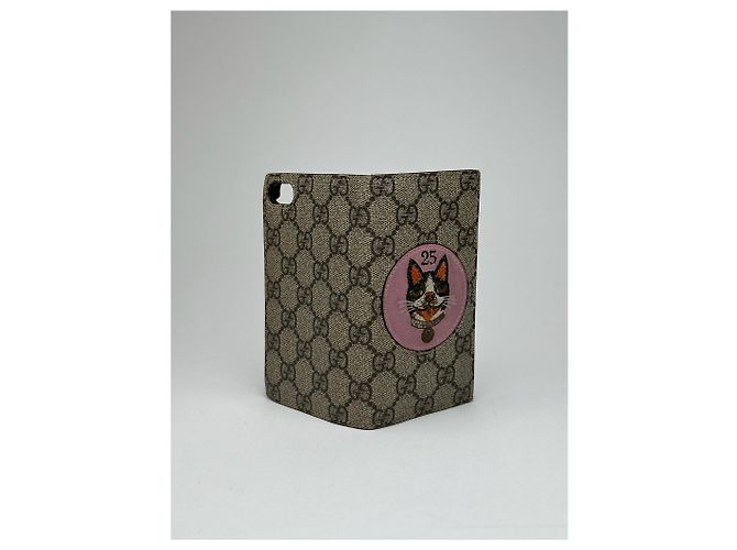 Ophidia Custodia per iPhone vintage Gucci Grigio - vista 9
