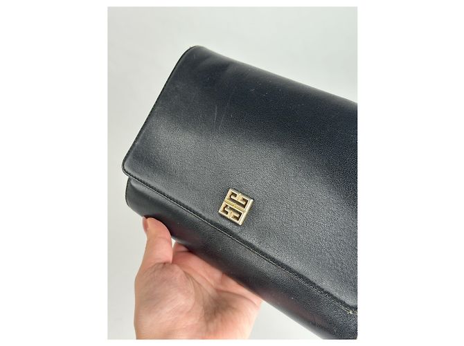 Vintage Givenchy 4G Ledertasche schwarz - Ansicht 11