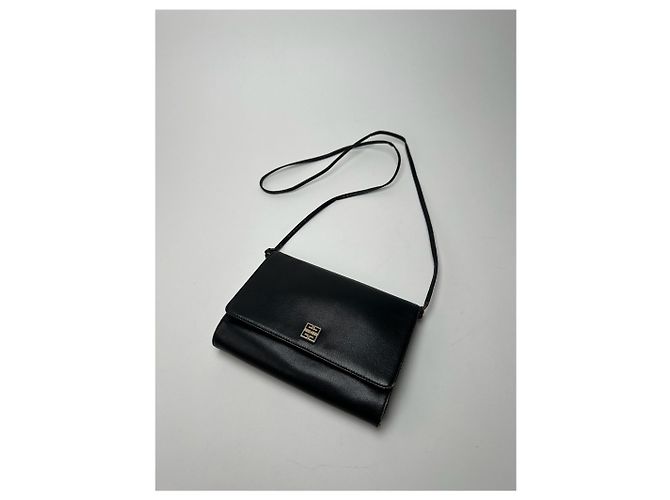 Vintage Givenchy 4G Ledertasche schwarz - Ansicht 13