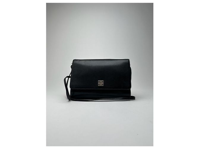 Vintage Givenchy 4G Ledertasche schwarz - Ansicht 2
